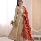Elegant Lace Work Designer Anarkali