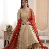 Elegant Lace Work Designer Anarkali
