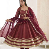 Elegant Lace Work Designer Anarkali