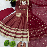 Elegant Lace Work Designer Anarkali