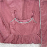 Shiddat Orange Mul Chanderi Suit