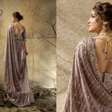 Creamy Georgette Ready Saree