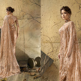 Creamy Georgette Ready Saree