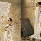 Creamy Georgette Ready Saree