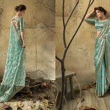 Creamy Georgette Ready Saree