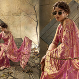 Creamy Georgette Ready Saree