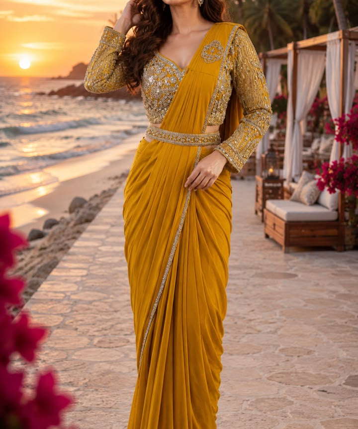 Designer Ready To Wear Saree