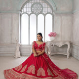 Stunning Art Silk Bridal Lehenga