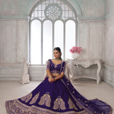 Stunning Art Silk Bridal Lehenga