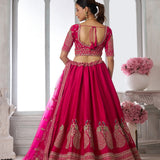 Stunning Art Silk Bridal Lehenga