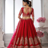 Stunning Art Silk Bridal Lehenga