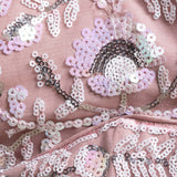 Pink Floral Sequins Embroidered Lehenga Choli