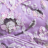 Lavender Floral Sequins Embroidered Lehenga Choli