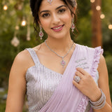 PRESENT NEW  PREMIUM LYCRA SAREE