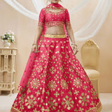 Golden Festive Lehenga Choli