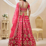 Golden Festive Lehenga Choli