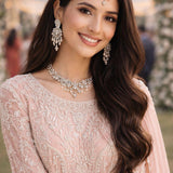 Modern Style Silk Top Sharara