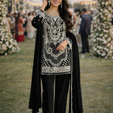 Modern Style Silk Top Sharara