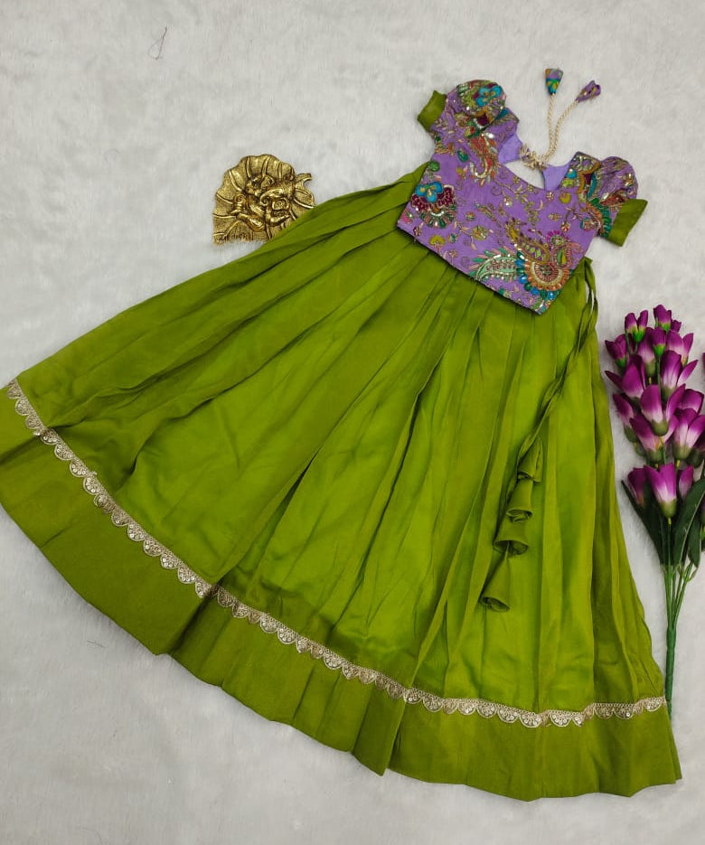 Traditional Banglori Silk Kids