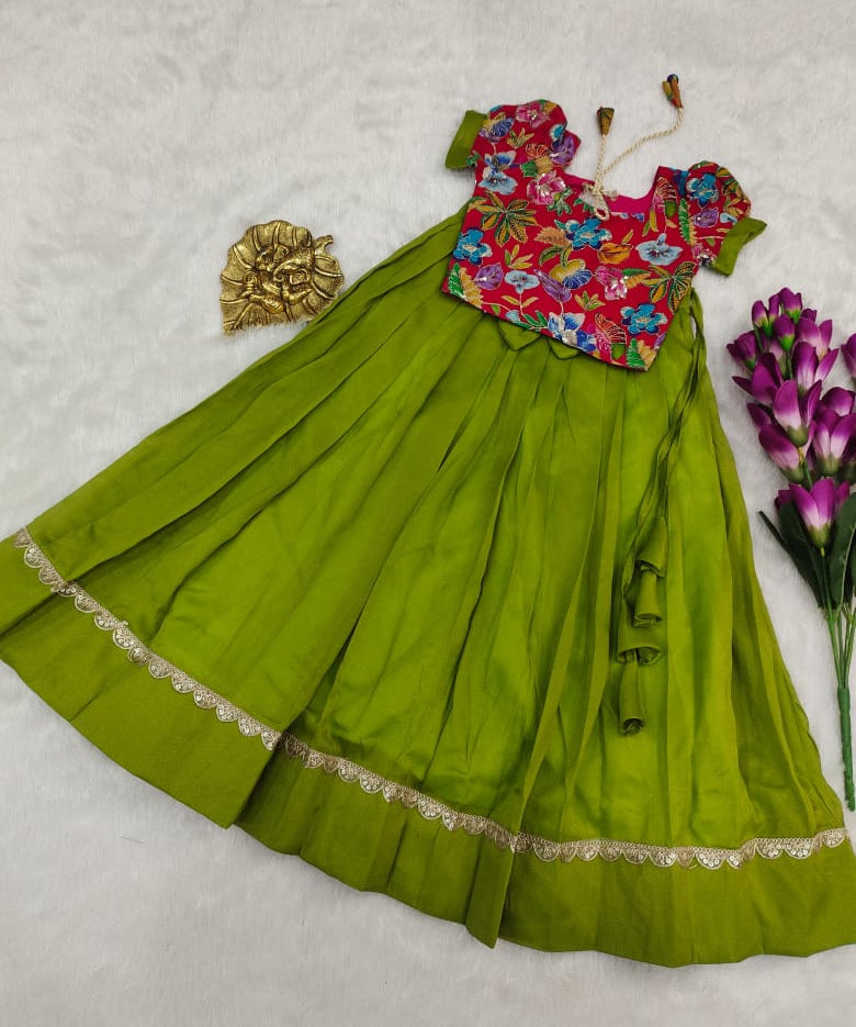 Traditional Banglori Silk Kids