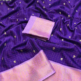 Light Soft Lichi Silk Saree