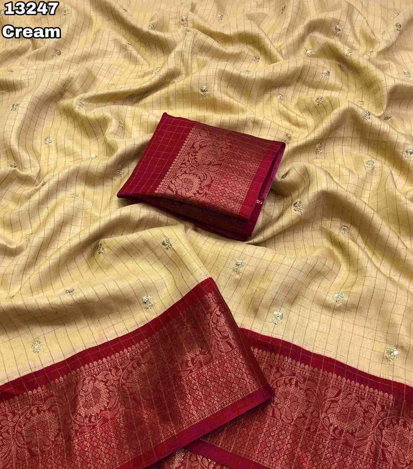Light Soft Lichi Silk Saree