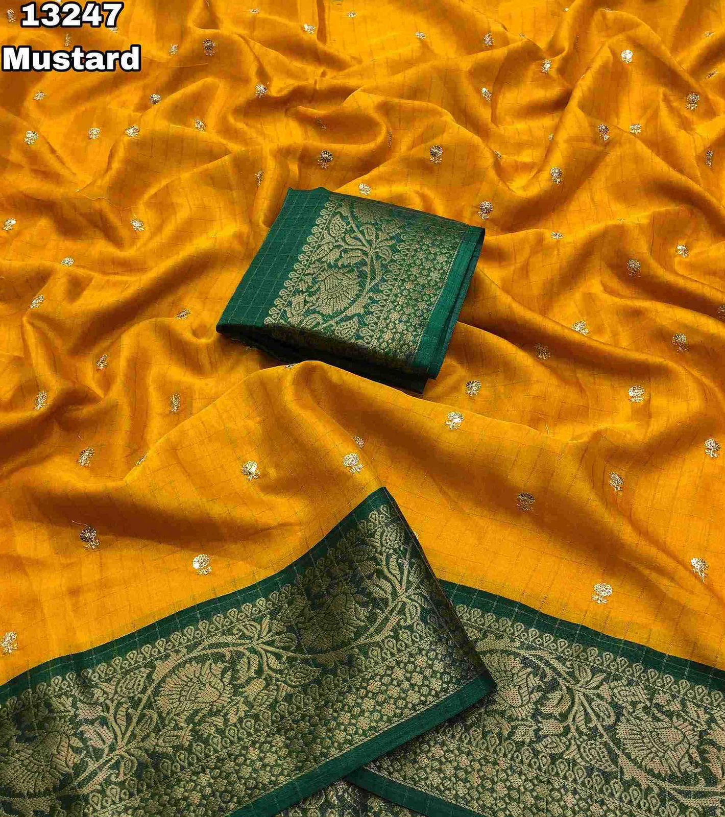 Light Soft Lichi Silk Saree