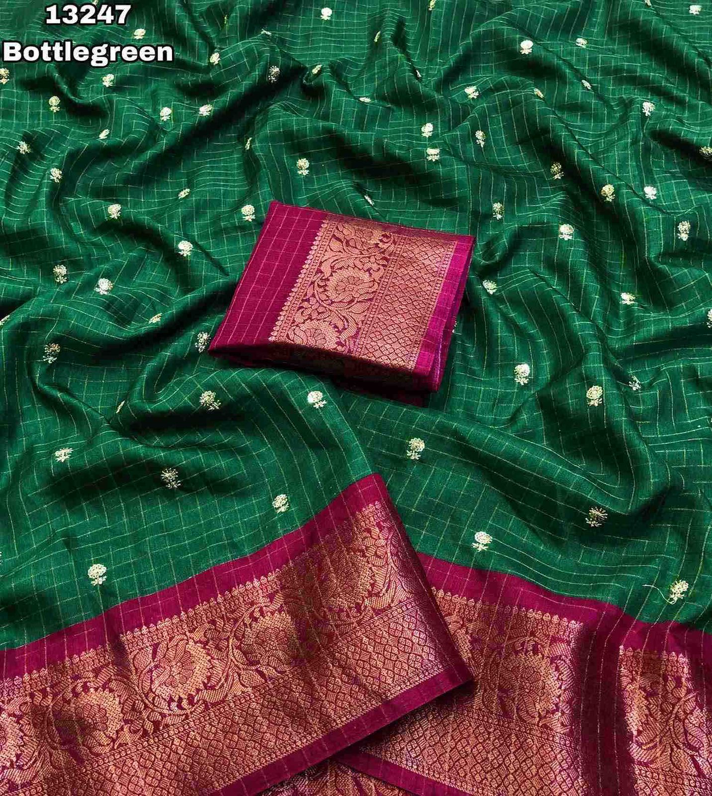 Light Soft Lichi Silk Saree