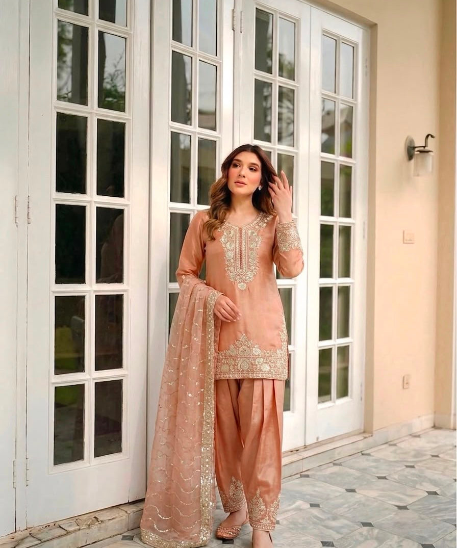 Launching New Đěsigner Party Wear  Palazzo