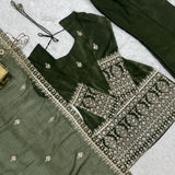 PRESENTING NEW CRUNCHY SILK GOWN