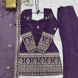 PRESENTING NEW CRUNCHY SILK GOWN