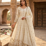 LUNCHING FESTIVAL SPECIAL HEAVY EMBROIDERY WORK GOWN