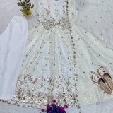 LUNCHING FESTIVAL SPECIAL HEAVY EMBROIDERY WORK GOWN