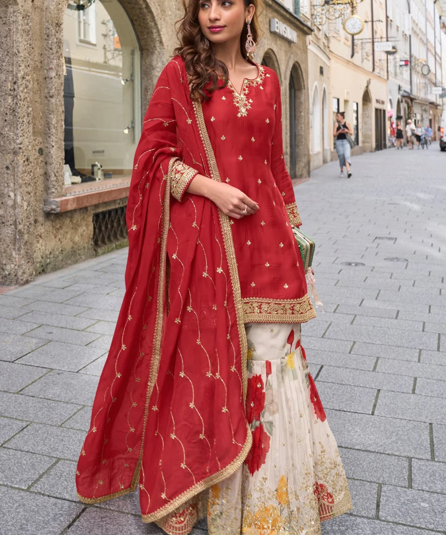 New Designer Party Sharara Suit