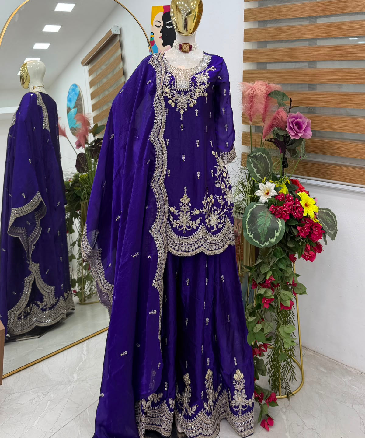 New Designer Party Sharara Suit