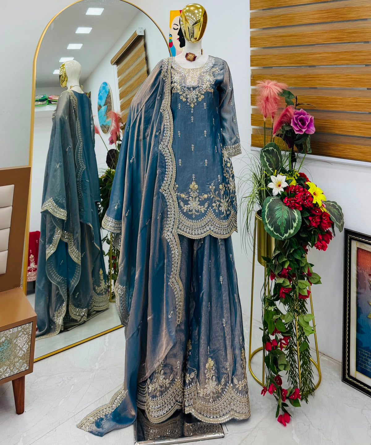 New Designer Party Sharara Suit