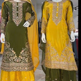 Elegant Embroidered Anarkali Gown