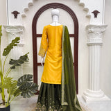 Elegant Embroidered Anarkali Gown
