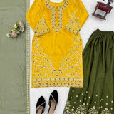 Elegant Embroidered Anarkali Gown