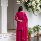 Trending Organza Embroidered Suit