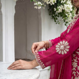 Trending Organza Embroidered Suit