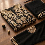 Trending Organza Embroidered Suit