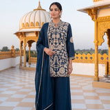 Trending Organza Embroidered Suit