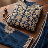 Trending Organza Embroidered Suit