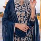 Trending Organza Embroidered Suit