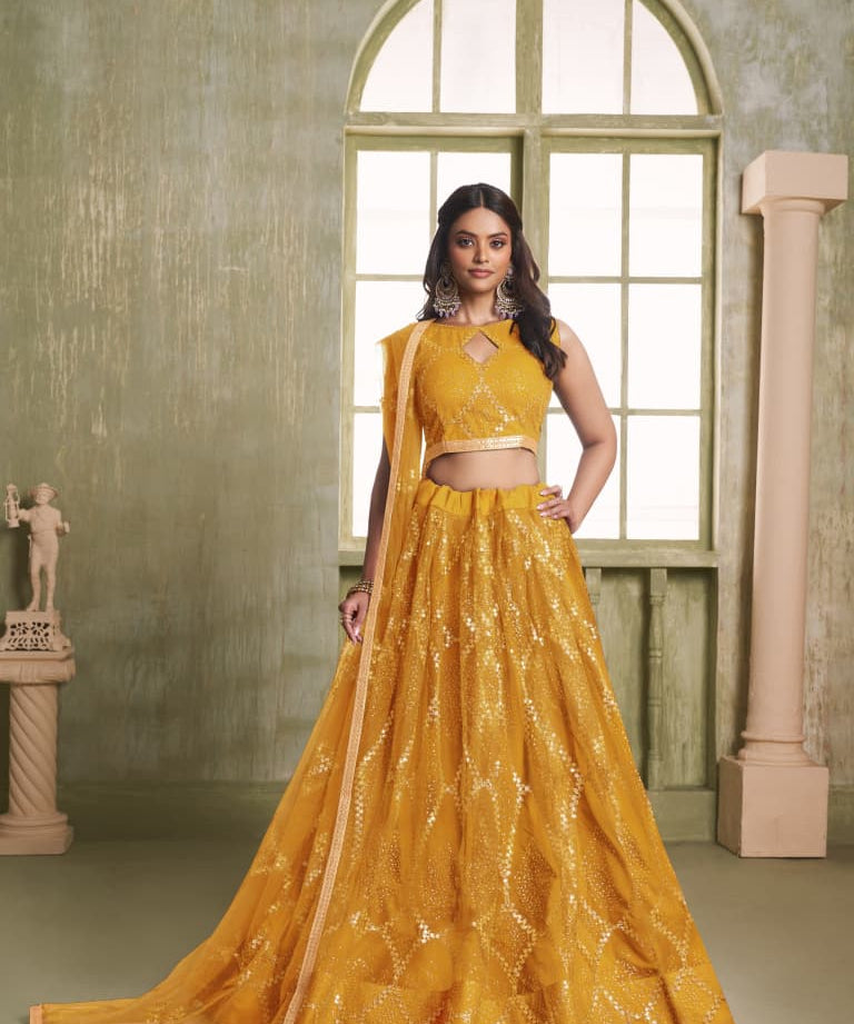 Glamorous Silk Lehenga Choli