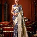 Sukoon Jacquard Soft Silk Saree