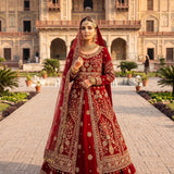 Royal Boutique Velvet Embroidered Lehenga