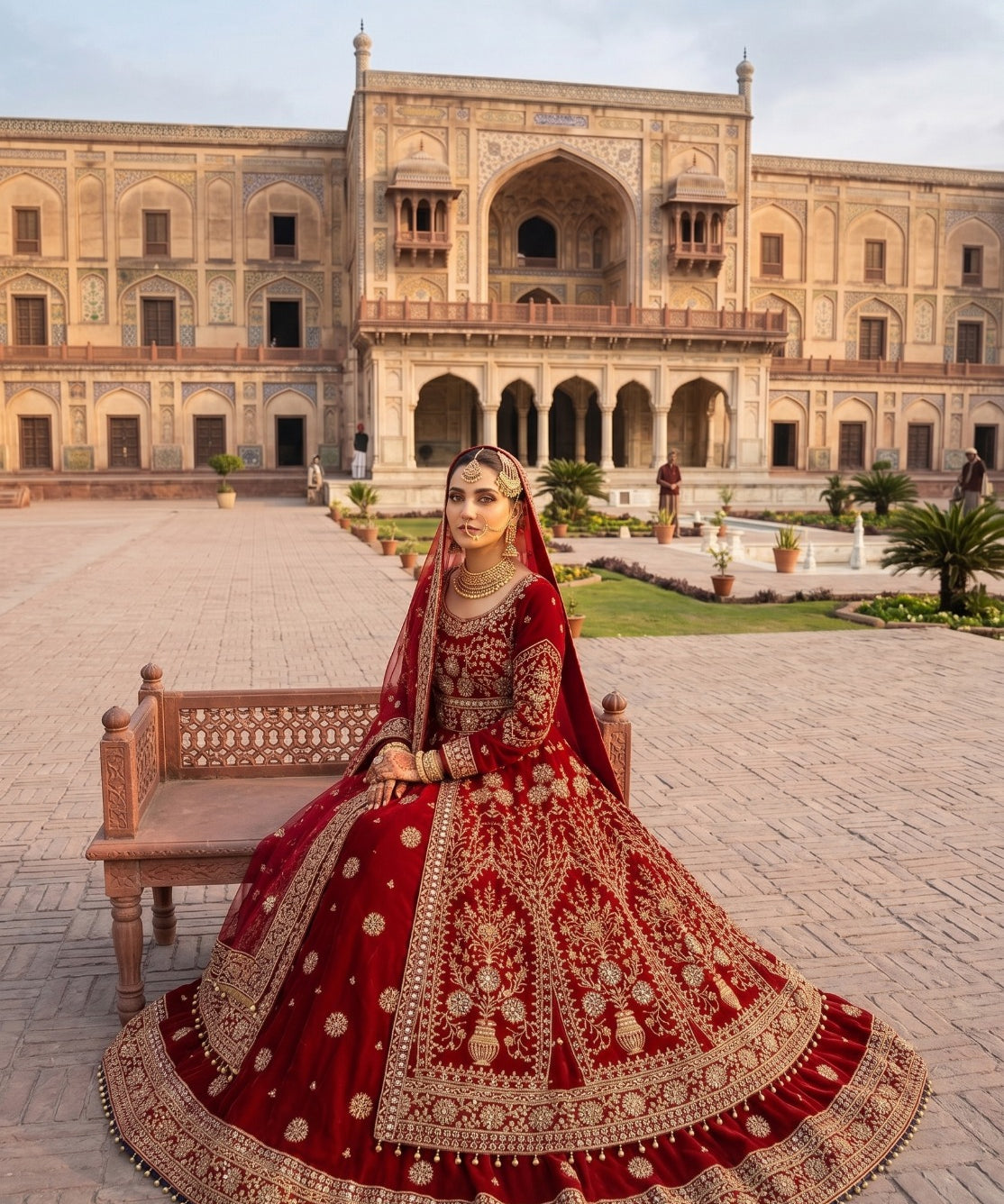 Royal Boutique Velvet Embroidered Lehenga