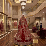 Royal Boutique Velvet Embroidered Lehenga